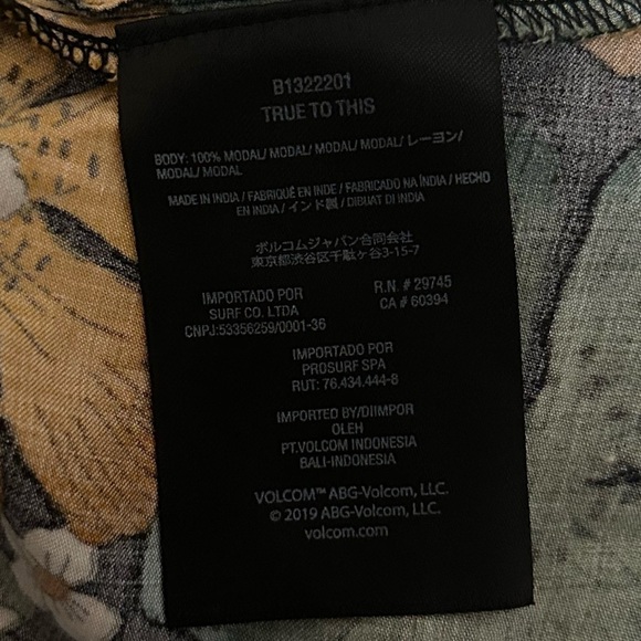 Volcom Luvely Daze 100% Modal Side Cutout Tie Front Sexy Boho Mini Dress Sz L - Picture 12 of 13